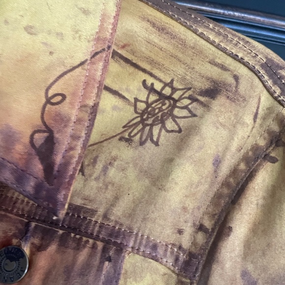 Lightweight jean jacket style with detail sz XL - Picture 7 of 11